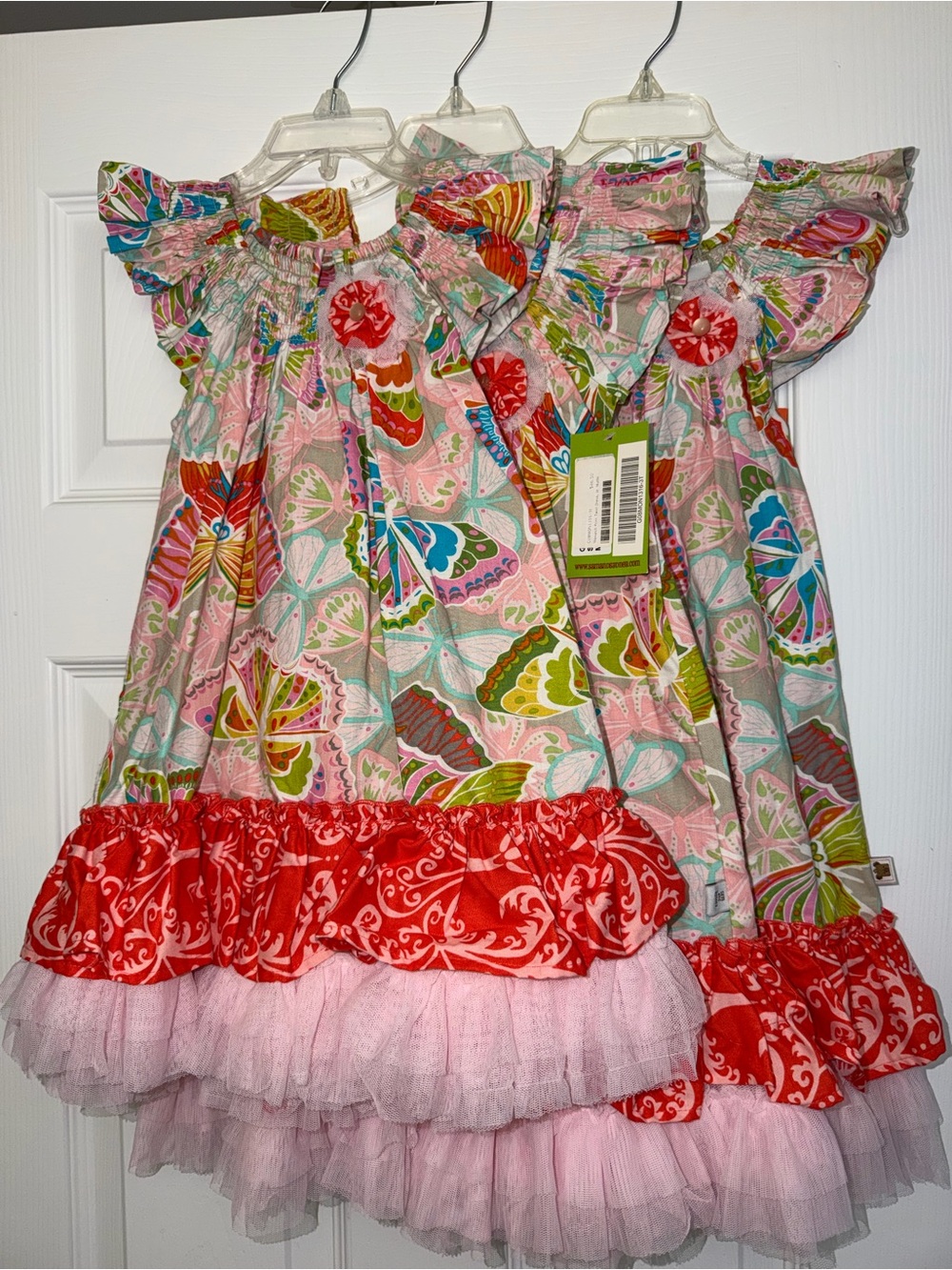 NWT Sam & Sydney Monarch Butterfly Dress | CHOOSE 2T 3T or 4T | Tulle Hem